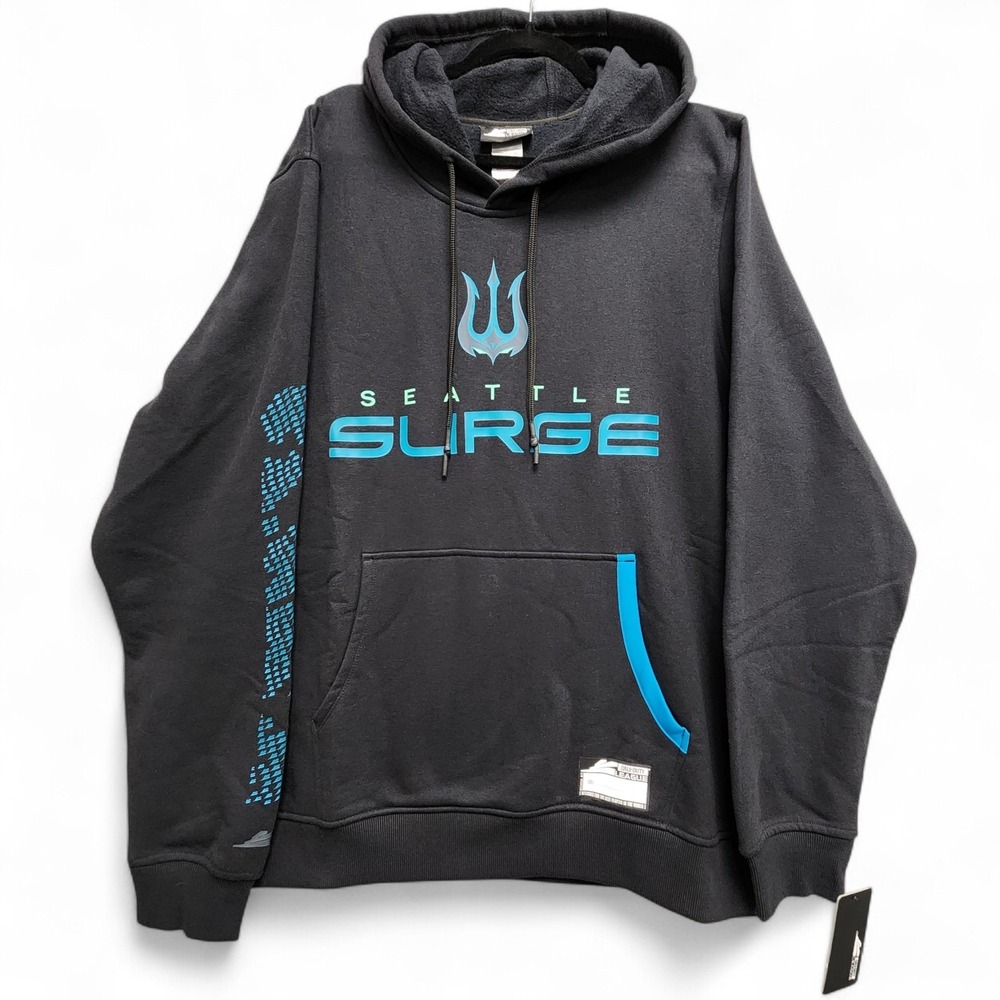 Call Of Duty League Hoodie Mens XXL (Slim Fit) Black Seattle Surge Team NEW